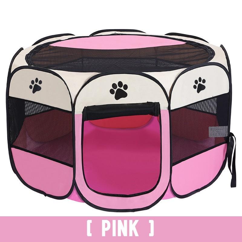 Portable Pet Safe Tent  Foldable Lightweight Pet Playpen Outdoor Travel Waterproof Dogs & Cats Fence