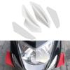 Motorcycle Aerodynamic Winglets Spoiler Wing Universal Modification AccessoryWhite