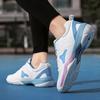 Badmintonschuhe Damen verschleißfest und rutschfest Paar Sportschuhe atmungsaktives Mesh Jugend Student Wettkampf Trainingsschuhe Erwachsene