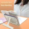 Folding Reading Stand Plastic Music Stand with Page Clip Extendable Adjustable for Student Adult Textbook Music Scores