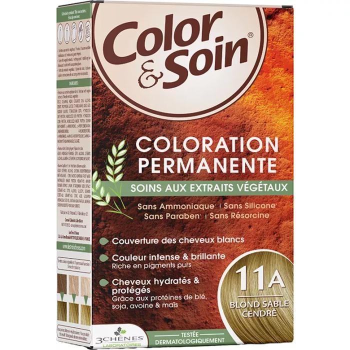 Les 3 chênes color & soin 6A blond foncé cendré 60ml