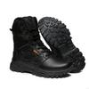 New Tactical Training Mid-Calf Wolf Brown Combat Boots Leather Tactical Wear-Resistant Outdoor Hiking Boots