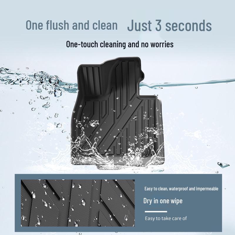 TPE Floor Mats for BYD Song L DM-i (2024-2026), Including Trunk and Seat Back Mats