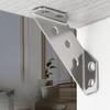 20PCS Stainless Steel Multi-functional Corner Code 90-degree Right-angle Cabinet Reinforcement Accessory Three-sided Fixator