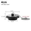 1PC Universal Rubber Tub Stopper with 40cm Chain Hanging Ring Bath Tub Drain Plug Bathtub Shower Accessories Kitchen Sink Plug