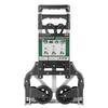 Foldable manual transport trolley 80kg platform