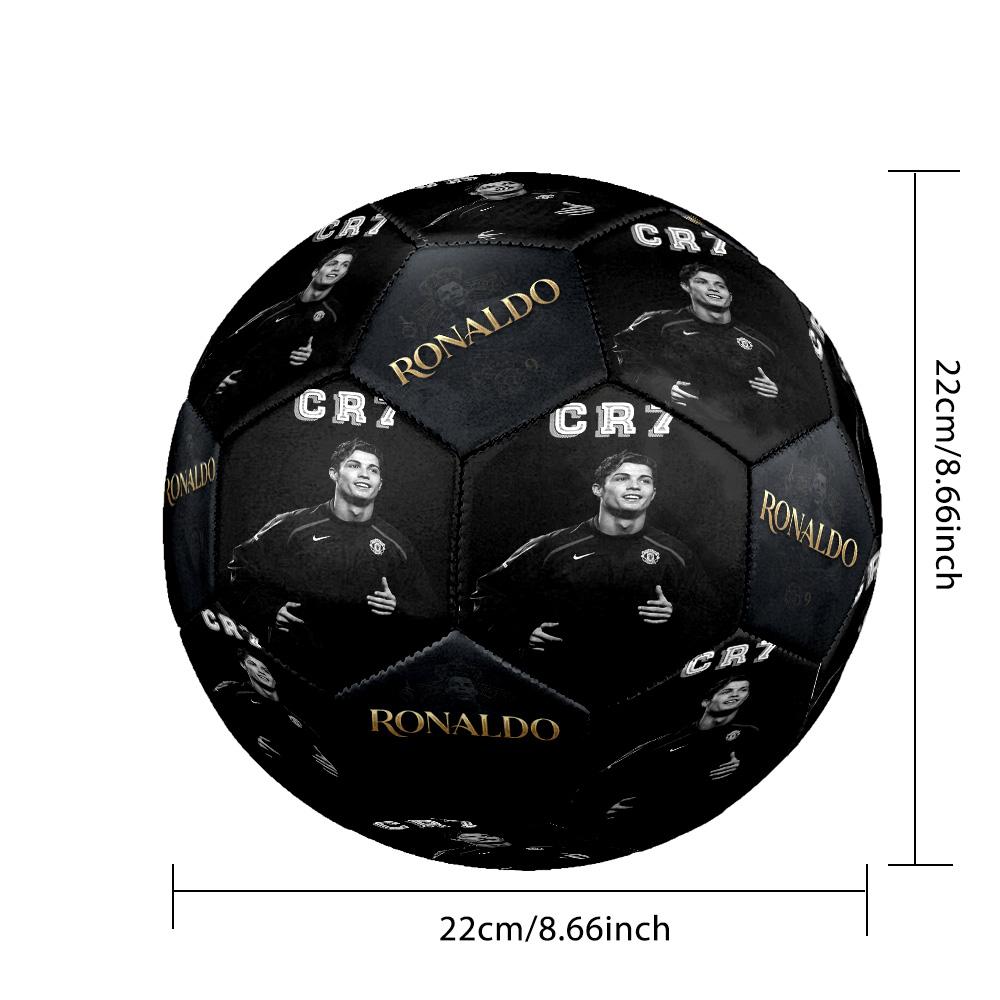Ronaldo's Goat Cr7 Legend Size 5 Soccer Football Machine-Stitched Indoor/Outdoor Training and Matches perfect gift for sports enthusiasts