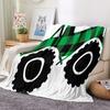 Halloween Watercolor Truck Blanket Warm Four Seasons Pumpkin Print Flannel Blanket Halloween Blanket