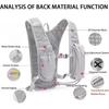 New Running Water Bottle Storage Vest Lightweight Running Vest Reflective Hydration Water Chest Pack With Phone Holder