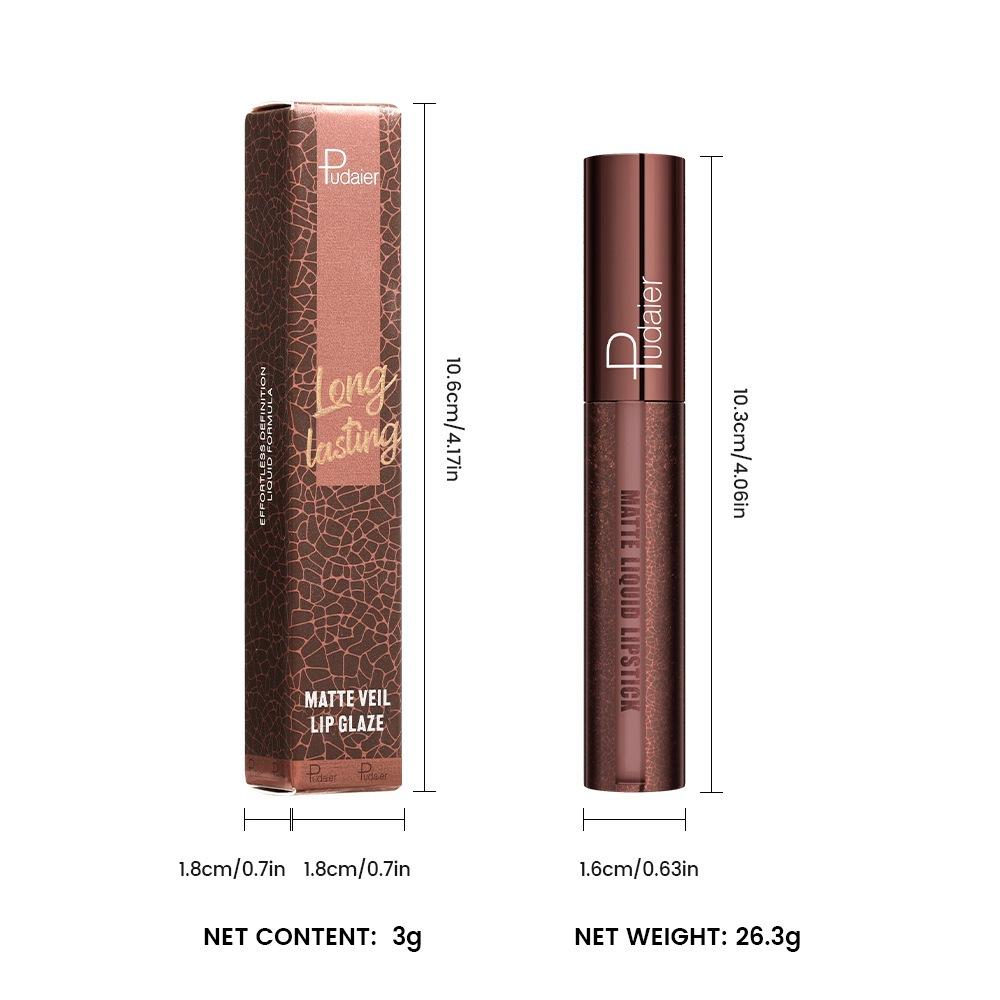 Feuchtigkeitsspendender glänzender Lipgloss - verhindert Risse, nicht fettend, hochpigmentierter Lippenstift, geeignet für alle Hauttypen, geschmeidig und schi