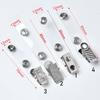 Retractable Reel Skipping Metal Pull Kawaii Clips ID Card Badge Card Holders Lanyard Clip