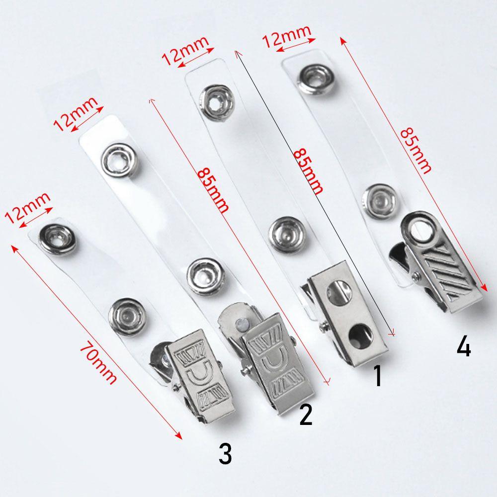 Retractable Reel Skipping Metal Pull Kawaii Clips ID Card Badge Card Holders Lanyard Clip
