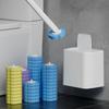 New Toilet Brush Disposable Cleaning Kit Replacement Head Long Handle Auto Lid Opening Restroom Wc Bathroom Tool Accessories