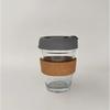 Silica Gel Glass Coffee Cup Cork Set of Insulation Against the Hot Ideas with Cup