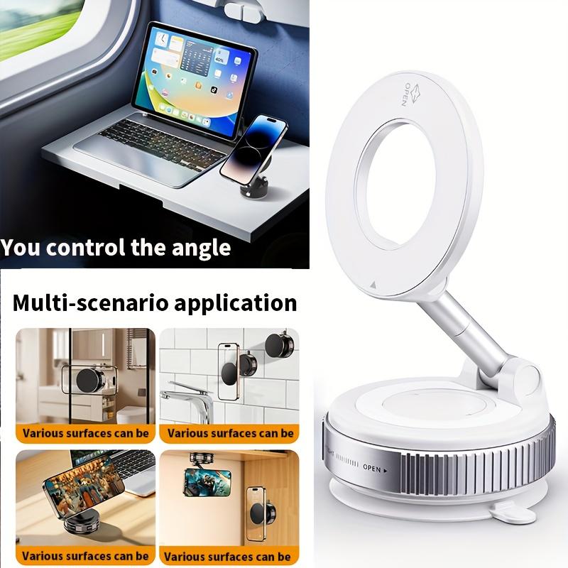 

New Model Magnetic Car Phone Holder, Multifunctional Navigation Support for Cars, Vacuum Suction Cup белый