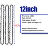 1/2/3 Pcs 12 Inch Metal Chainsaw Chain Spare Parts 45 Drive Links Saw Chain 3/8" LP .043" Gauge Semi Chisel For Wood Cutting