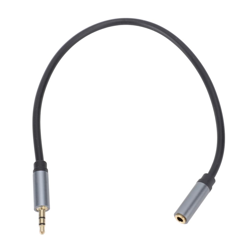 Headphone Extension Cable 3.5mm Male to Female Extension Cord Extender Compatible with Smartphone Tablets 30cm
