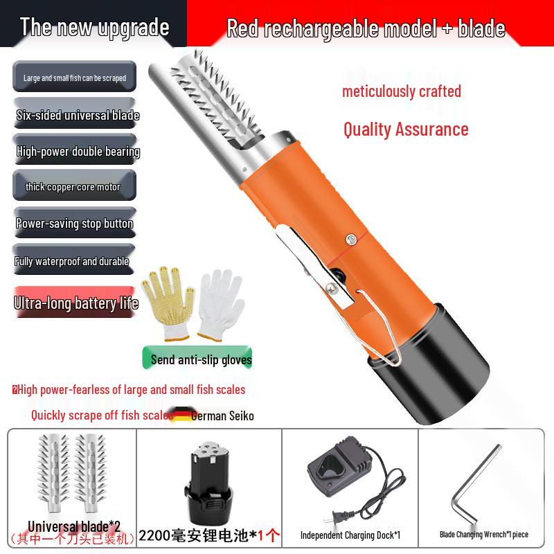 Fully Automatic Electric Fish Scaler & Scale Remover Tool