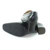 Tolle HERMES Slipper schwarzes Leder Damen 35.5 Gebraucht