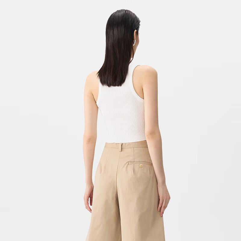 JNBY Women's Slim Fit Round Neck Vest