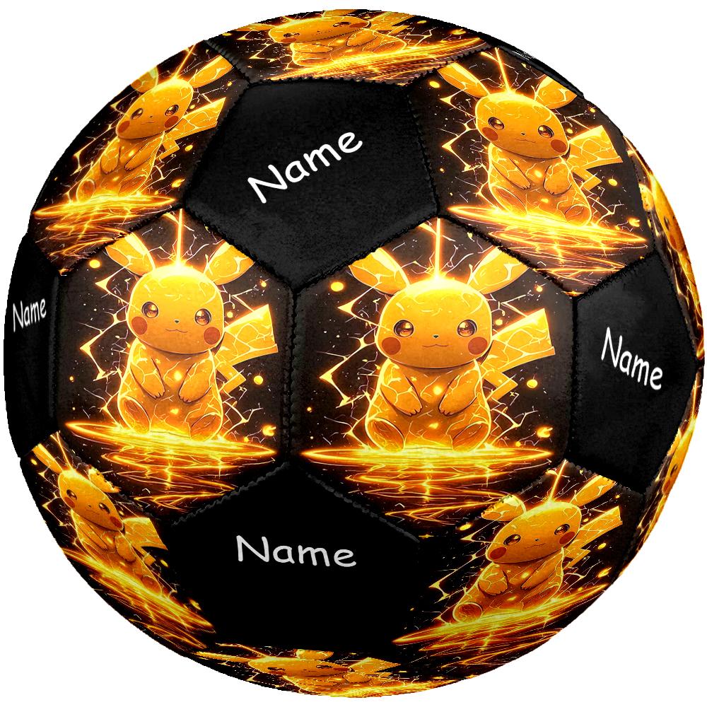Custom Name Pokémon Theme Size 5 Soccer Ball, Suitable for Both Indoor and Outdoor Matches, a Gift Suitable for Everyone.