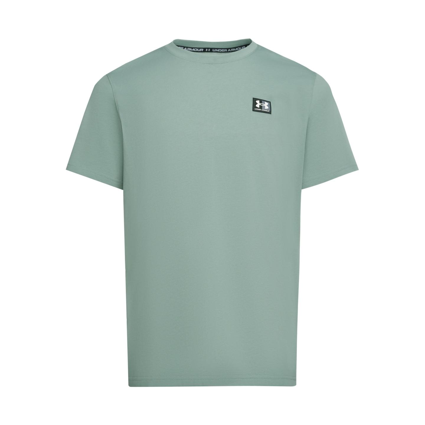 Under Armour Heavyweight Loose Fit Breathable Soft Comfortable Short Sleeve T-Shirt Men tops Lime-Green 6011124-348 S