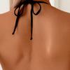 Sexy Mode Gedruckt Rückenfrei Ausgeschnitten Taille Schnürung Schlank Bikini Badeanzug Für Sommer Strand