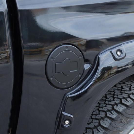 Matt Black Outer Exterior Fuel Tank Cap Cover Trim For Toyota Tundra 2007-21