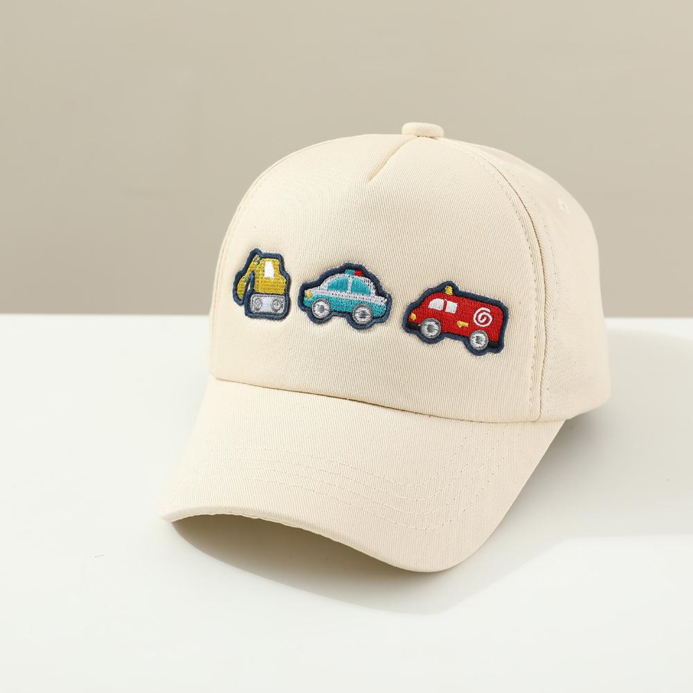 

Three Little Cars Children s Baseball Cap Boys and Girls Embroidered Baseball Cap Spring and Autumn New Cartoon Children s Hat 52-54CM