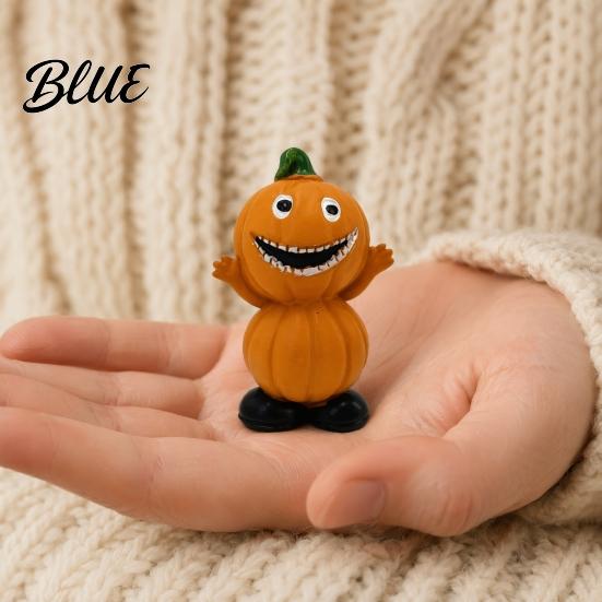 Halloween Courtyard Decorations Pumpkin Figure Ornaments Hand-Painted Resin with Expressions