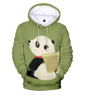 Fashion Women's T-Shirt New Creative China Panda Men's Ladies Hoodie Sweatshirt Hara Zhuku 3D Printed Pat Tat Cute