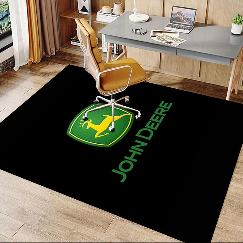 John Deere Logo Teppich Für Spielzimmer Schlafzimmer Wohnzimmer Sofa Heimdekor Kinder Spielbereich Teppich Rutschfeste Bodenmatte