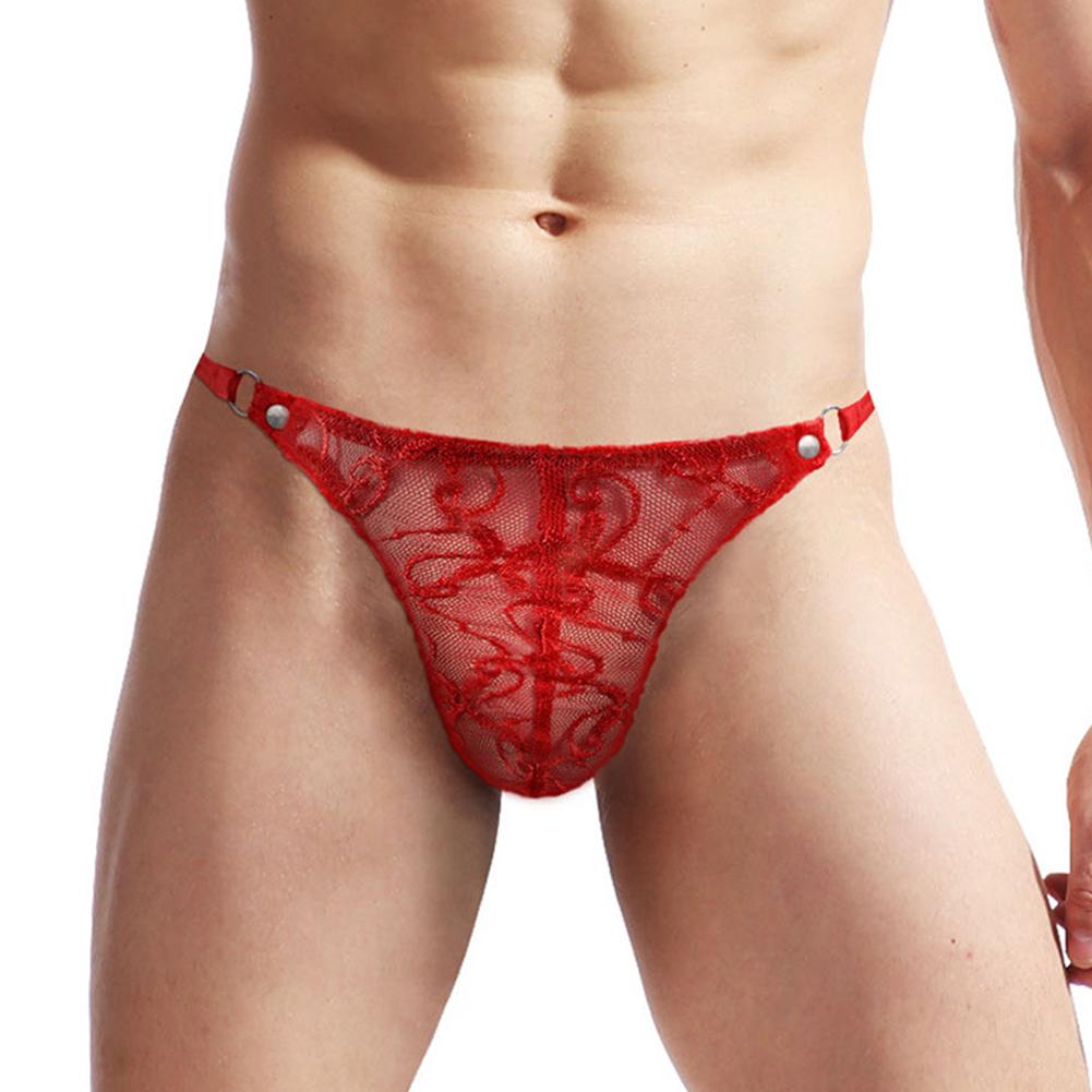 Briefs Underwear Men Enhance T-Back G-String Low Rise