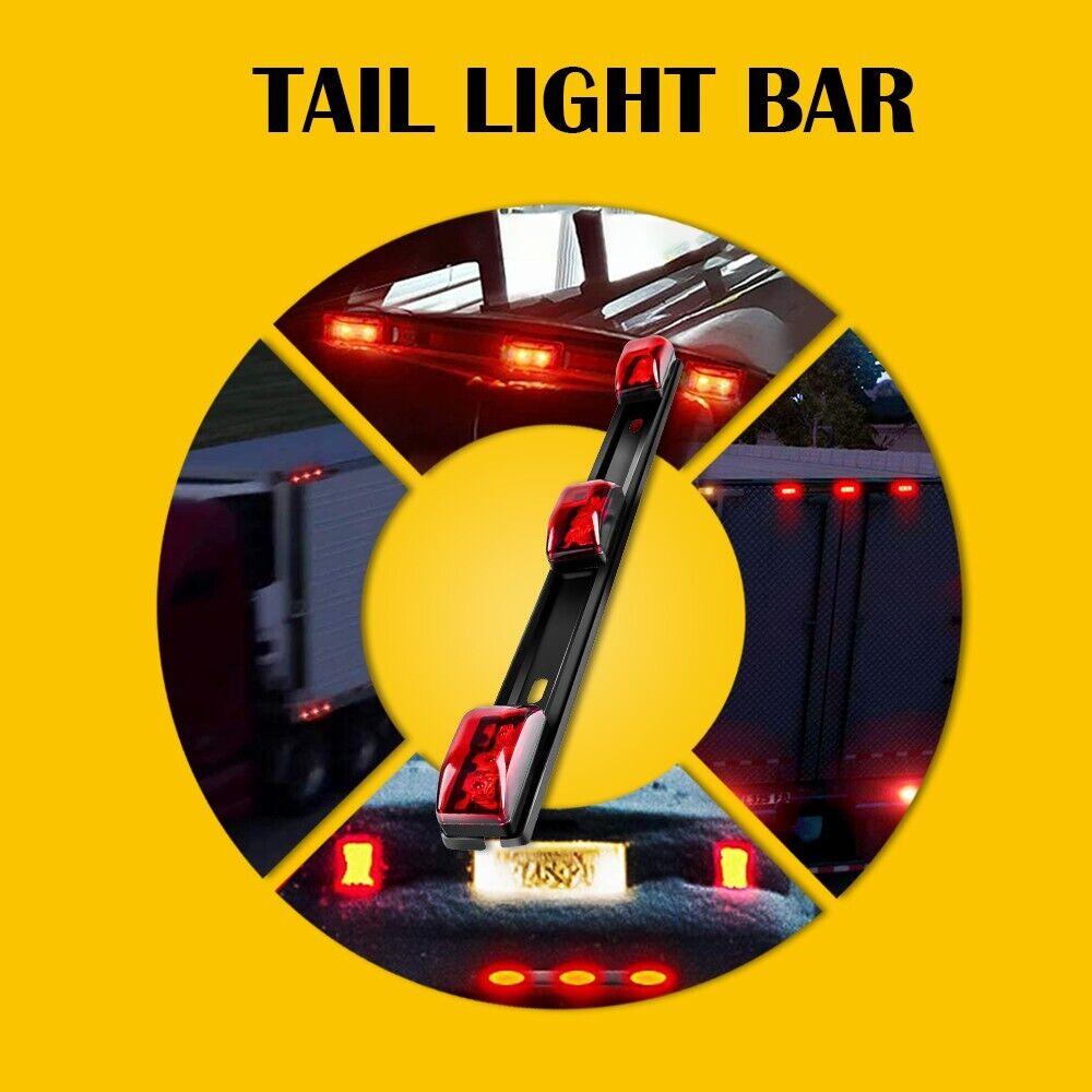 LED Auto Rückleuchten Tagfahrlicht LED Leiste Rote Brems-Blinker Leuchten Dach Decke Seitenmarkierungsleuchten LKW Anhänger Zubehör Universal
