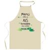 Kitchen Apron - AVS Thank You Unforgettable - Breton Print - Thick Cotton - Printed In France