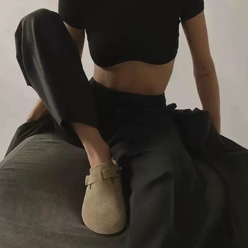 Women's Summer 2025 Height-Increasing Thick-Soled Slip-On Half Slippers