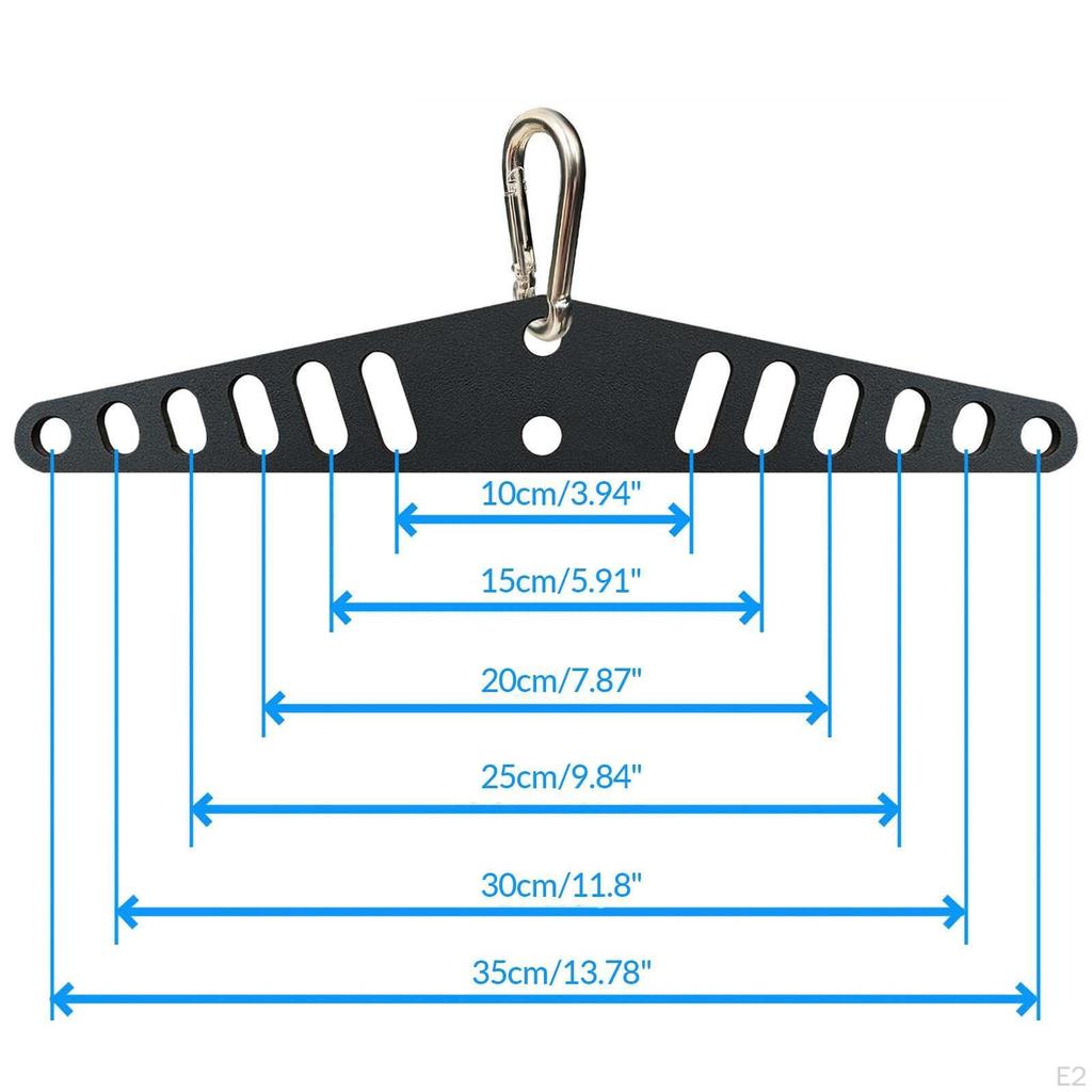 LAT Pull Down T Bar Spreader Heavy Duty Kabel Reihe Befestigungen Doppel zu Einzel D Griff für