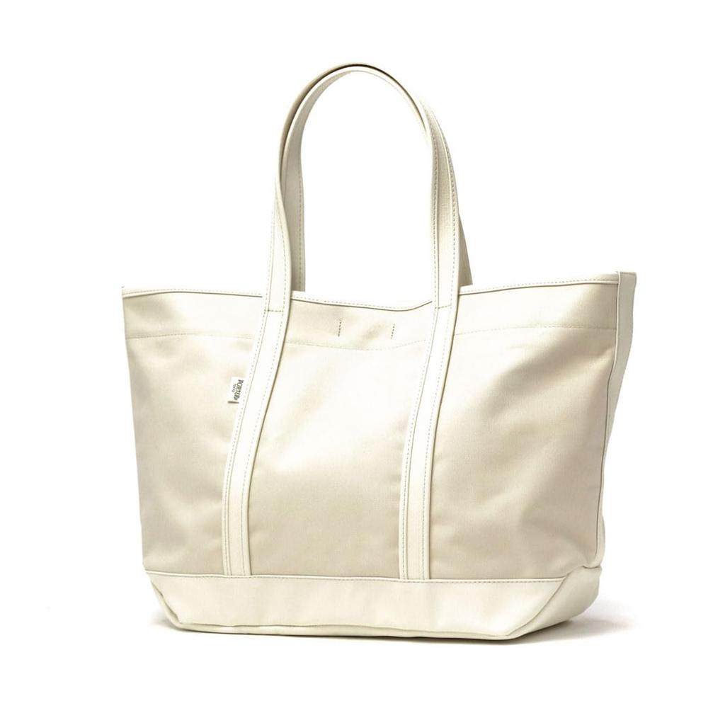 Porter Boyfriend Tote Bag, Large, 739-18513, Ivory/70