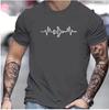 Summer Loose Size Creative Aircraft Graphic Printing Casual Round Neck Short Sleeve T-Shirt Top