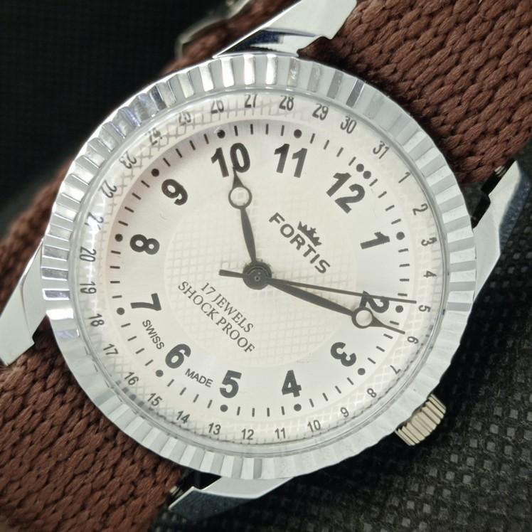 

REFURBISHED FORTIS WINDING SWISS MENS WRIST SILVER DIAL WATCH 622c-a416853-2 lot622c-a416853