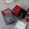 Eternal Roses Gift Box Preserved Flowers Jewelry Box for Women Wife Mom Birthday Mother's Day Valentine's Day Christmas Gift