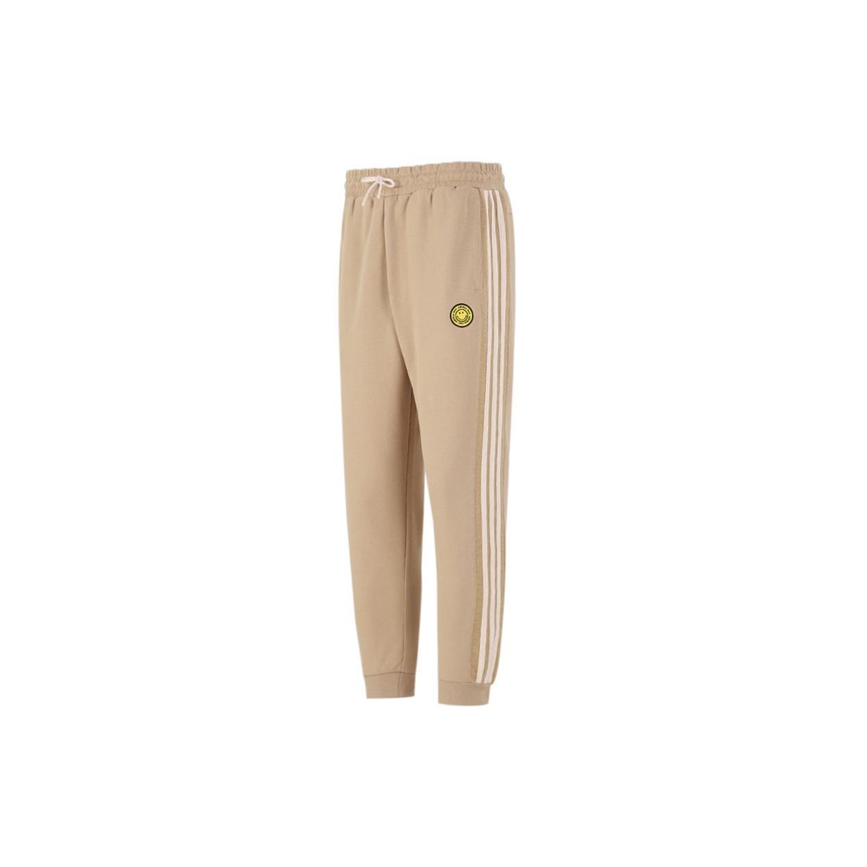 Men s adidas SMLY TP 1 Stripe Athleisure Casual Sports Long Pants/Trousers Khaki H45520 S