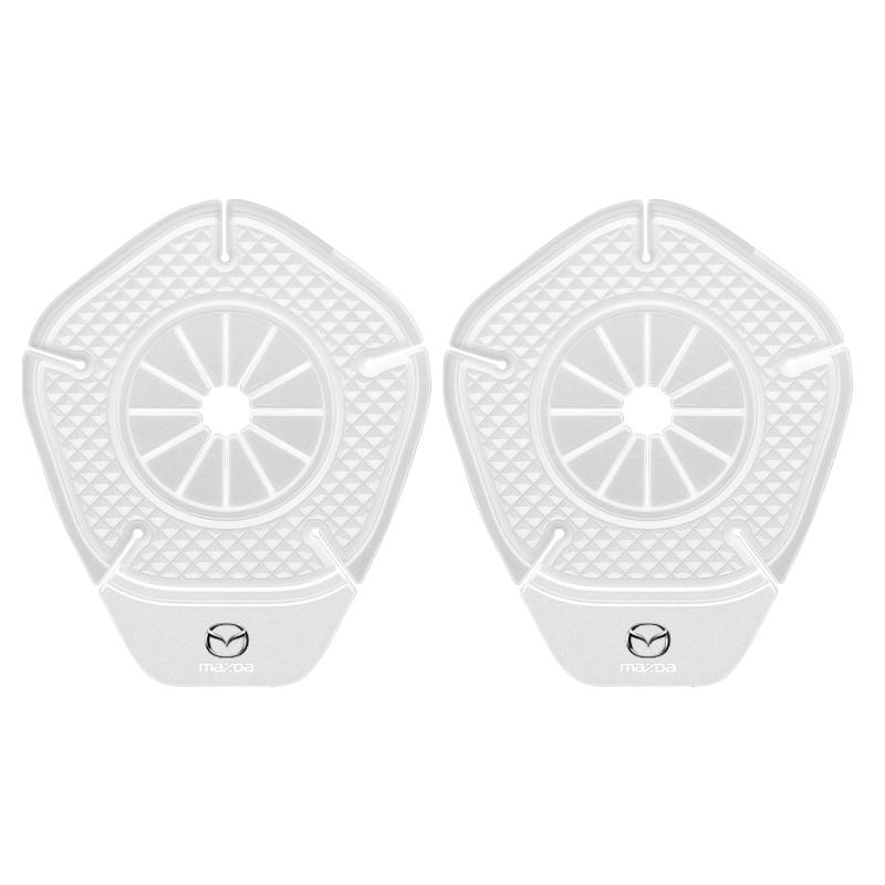 2 Stück Auto Scheibenwischer Schutzabdeckung Staubwischer Emblem Autostyling Für Mazda 3 6 CX5 2 CX3 CX9 MX5 RX8 Axela Demio MS CX5 2 Axela Demio Atenza