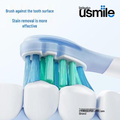 Adult Shock-Absorbing Replacement Electric Toothbrush Heads CN Plug (adapter Included)