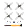 2Pair Propellers Blade Fan With Screwdriver for 2 Enhances Flight Stability and Control In Aerial Photography