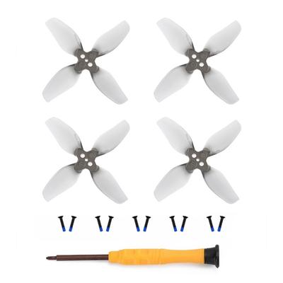 2Pair Propellers Blade Fan With Screwdriver for 2 Enhances Flight Stability and Control In Aerial Photography