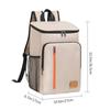 Large Insulated Picnic Bag Lunch Backpack Cooler Bag Oxford Fabric Rectangular Travel Beer Cooler with PEVA Lining