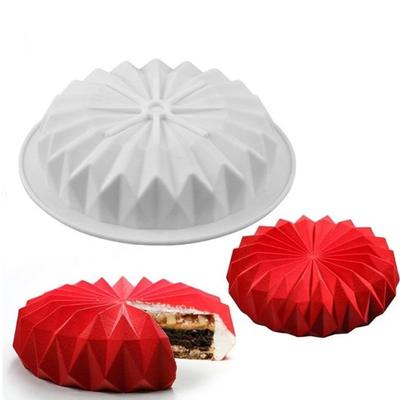 Silicone Cake Mold Lace Round Cake Pan Chocolate Biscuit Mold Reusable Handmade Candy Jelly Pudding Mold Kitchen Baking Tools