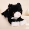 New 40/53cm Black Lying Cat Plush Toys Soft Simulated Cat Plushie Dolls Stuffed Animal Lovely Birthday Gift