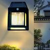 LED Wall Decoration Tungsten Light Solar Powered Courtyard Night Lamp Intelligent Motion Sensor for Courtyard Garden Pathway